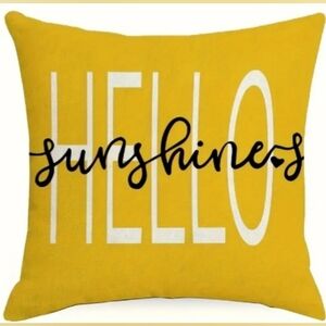 Pillows! Hello Sunshine. Summer Theme #3 of 4. About 18x18 Hypoall…
